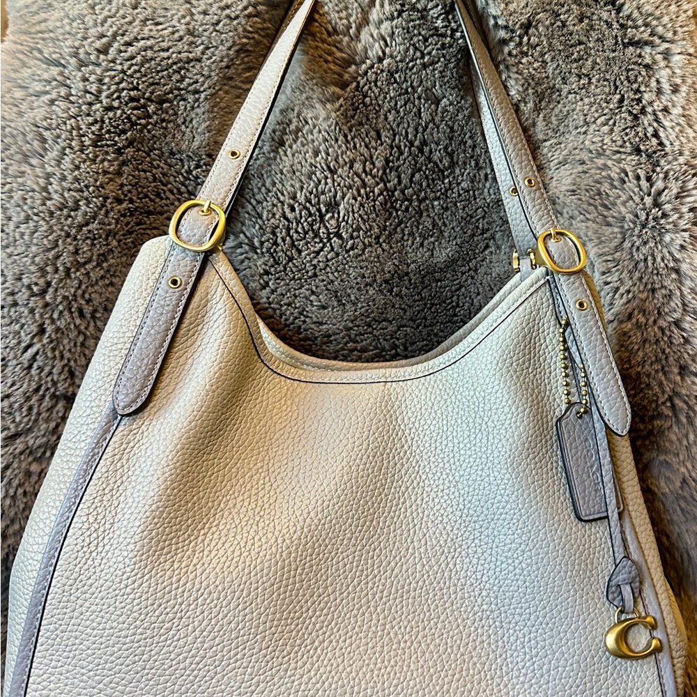 Coach NWOT gray colorblock Lori